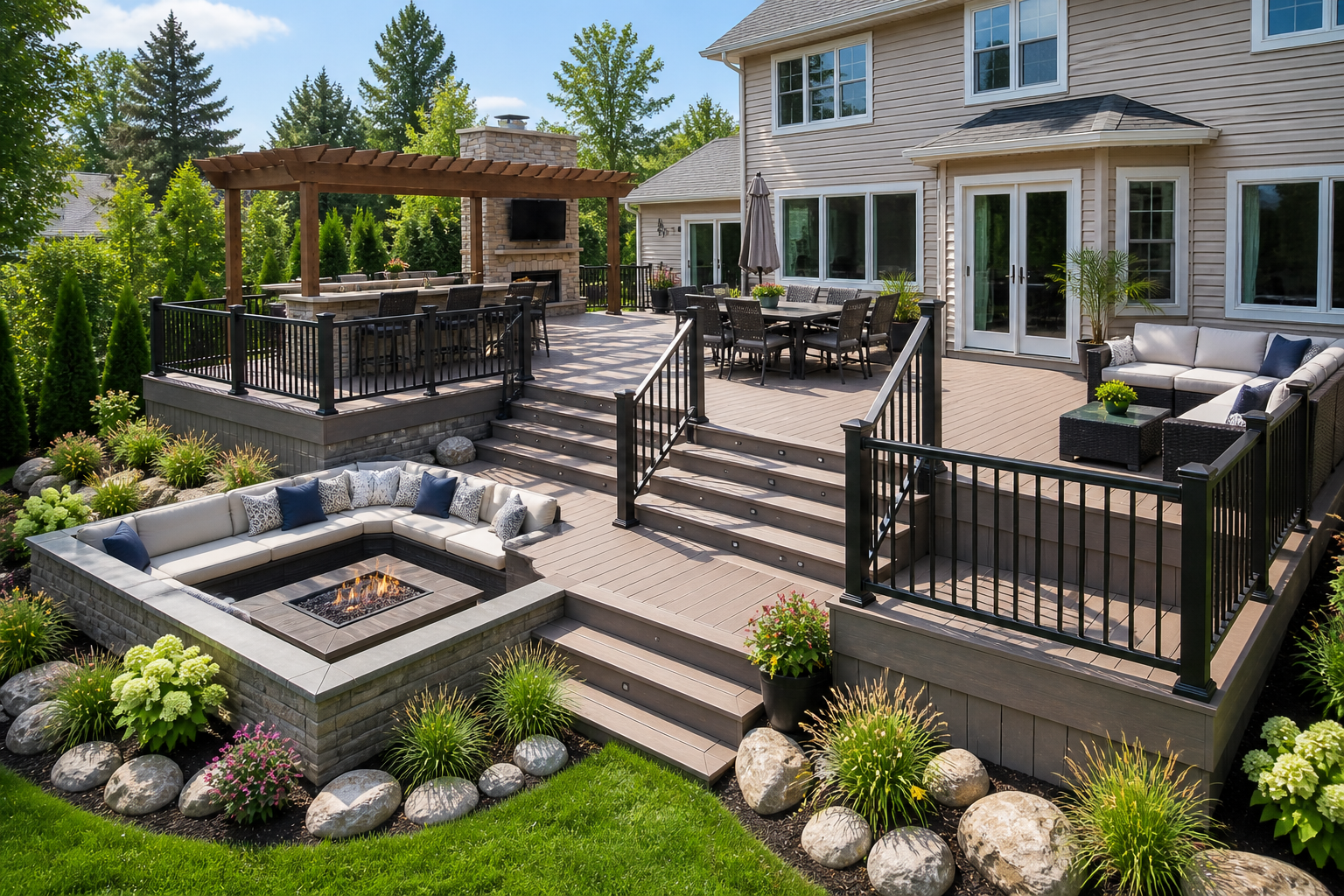Multi-Level Outdoor Living